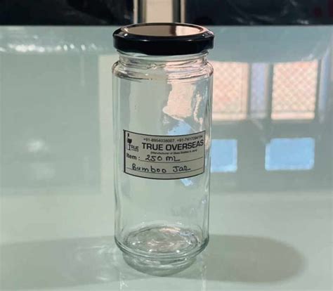 250 Ml Glass Bamboo Jar Manufacturer, Supplier from Firozabad