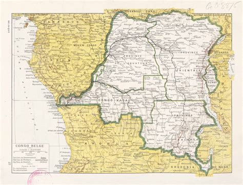 Map of the Belgian Congo and Ruanda-Urundi - 1925 : r/BelgianEmpire