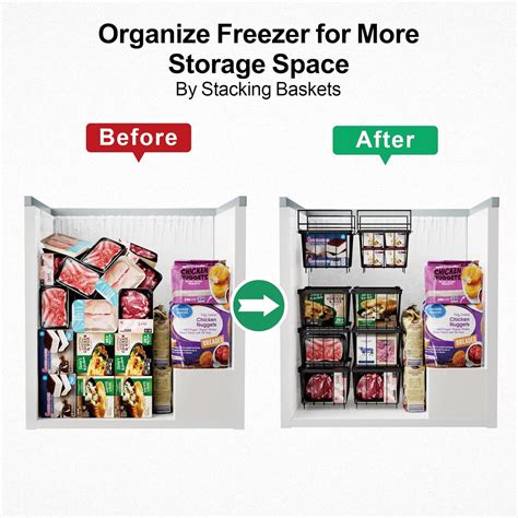 iSPECLE Chest Freezer Organizer Bins 8 Pack - Fit 7 India | Ubuy