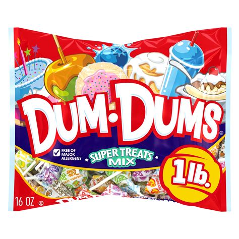 Dum Dums Limited Edition Flavor Mix Lollipops, 16 oz Party Candy ...