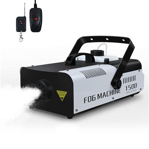 Telbum Fog Machine 1500 Watt and 22000 CFM Fog with with 2 Sets of ...