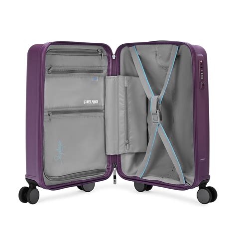 SKYBAGS THE TRUNK HARD CASE LUGGAGE TROLLEY BAG MAGENTA – Skybags