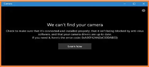 Image result for Fix Camera App Not Working on Windows