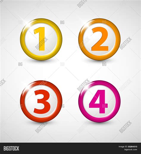 Vector y foto Uno Dos Tres Cuatro (prueba gratis) | Bigstock