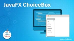 Choice Box JavaFX 的图像结果