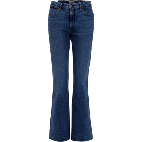 WRANGLER Flare Retro 70s Denim Flared Jeans in Dark Blue
