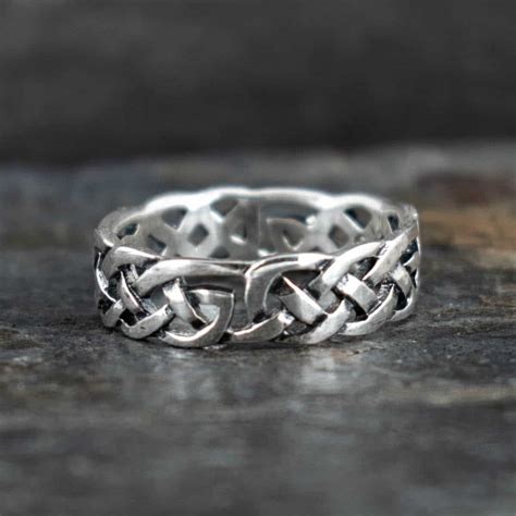 Open Celtic Knot Ring - Royal Mile Silver