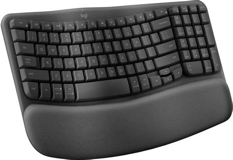 Logitech Wave Keys Bluetooth Standard Multi-device Keyboard Compatible ...