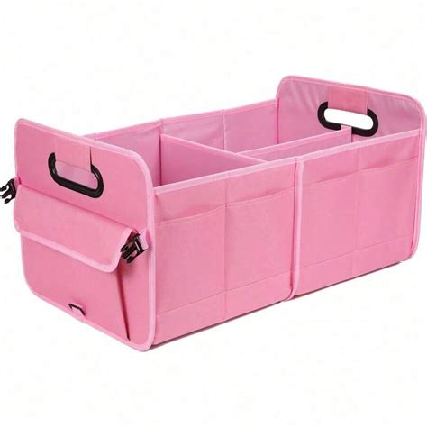 Car Trunk Organizer With Collapsible Multi-Compartment Design And ...