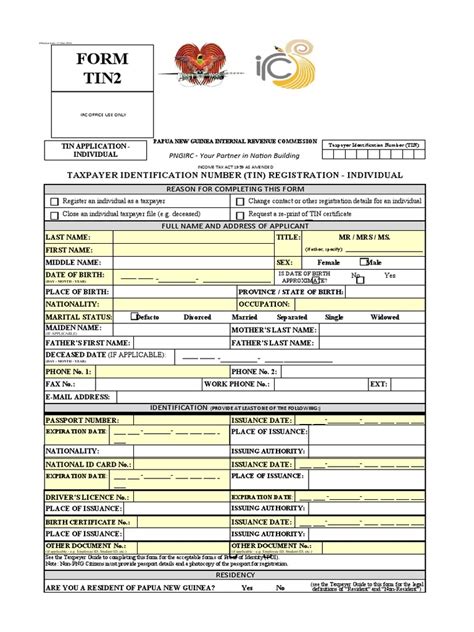 Image result for Tin Number Application