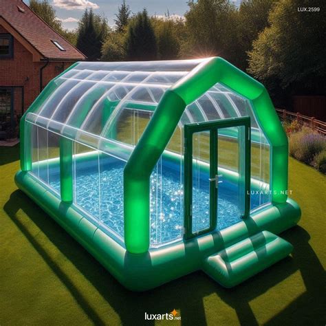 LUX.2599 Inflatable Barn Shaped Pools: Perfect for Backyard Fun ...