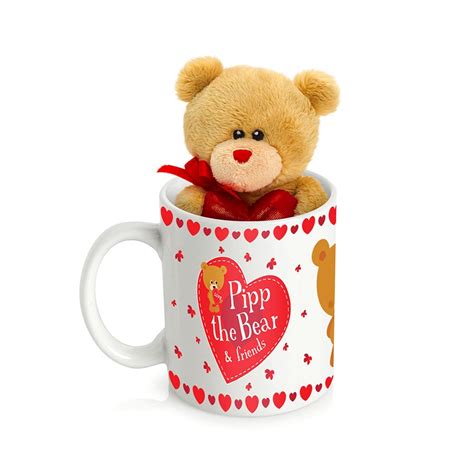 Online Mug (Customize) with small Teddy Delivery | GoGift