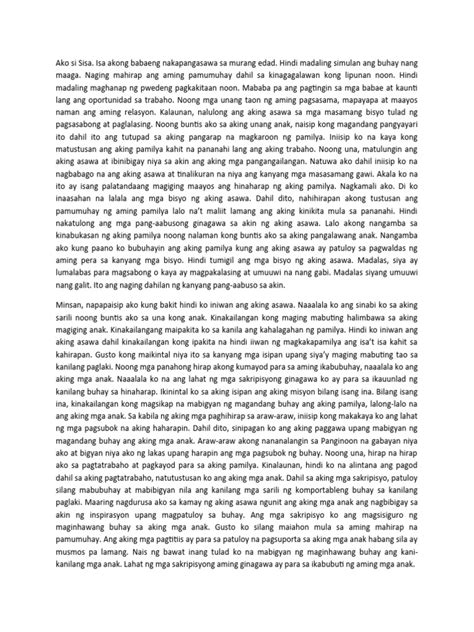 Image result for Short Script Sample Tagalog