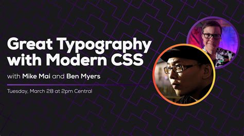 Great Typography with Modern CSS (with Mike Mai) | Some Antics