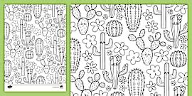 Under the Sea Pattern Doodle Colouring Sheet