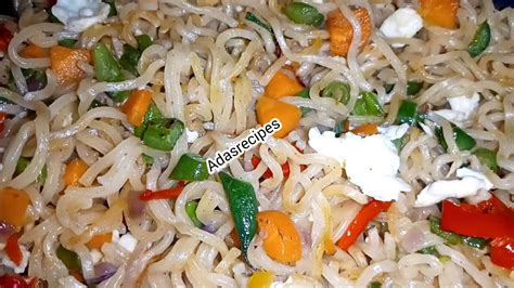 Stir fry Egg Noodles with Vegetable | Ada's Recipes