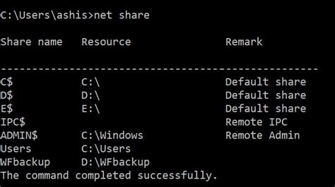 Image result for Net Share Command