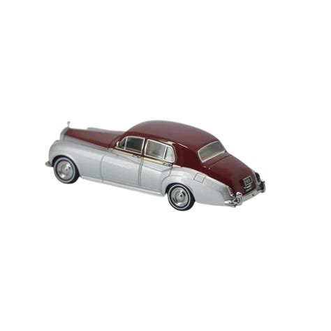 GFCC 1:64 Scale 1955 Rolls-Royce Silver Cloud Red and Silver Diecast C ...