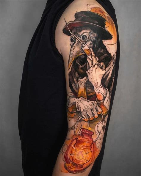 Plague doctor tattoos meanings tattoo designs ideas – Artofit