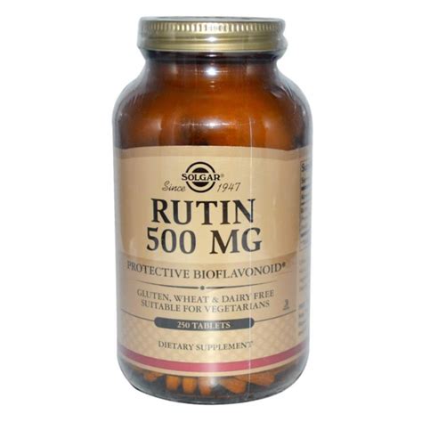Витамины Solgar Rutin 500 mg / Рутин - «Витамины SOLGAR RUTIN 500 MG ...