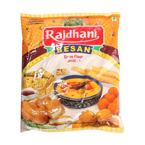 Rajdhani Gram Flour - Besan Grade 1, 500g Pouch : Amazon.in: Grocery ...