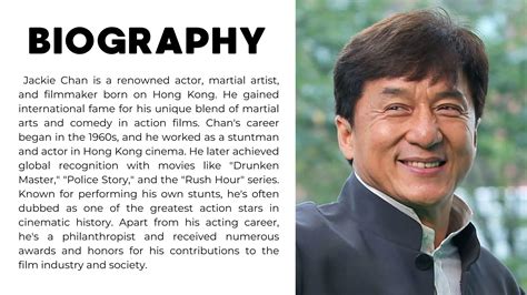 JACKIE CHAN and everything about his life | PDF