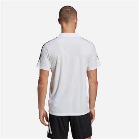 TRAIN ESSENTIALS PIQUÉ 3-STRIPES TRAINING POLO SHIRT – Uncaged Shop