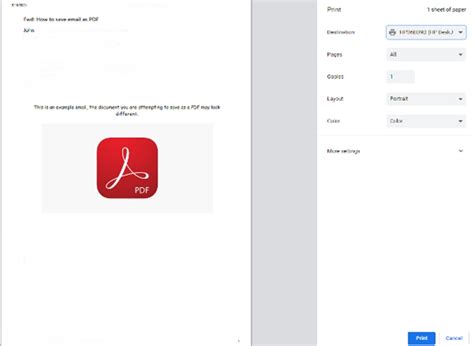 How to Download Emails from Outlook as a PDF | Adobe Acrobat