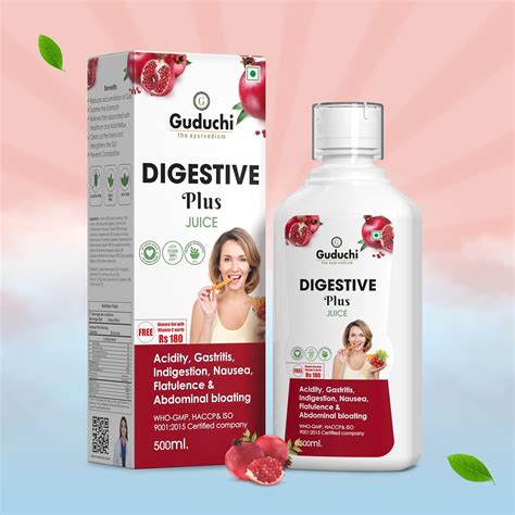 Guduchi Ayurveda Digestive Plus Juice : Soothes Stomach, Reduces Gas ...