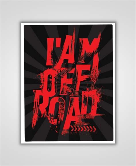 Wanderlooms I Am Off Road Sticker | Bike Riding Stickers