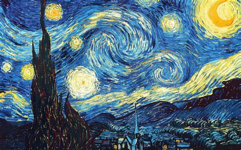 vincent van gogh painting abstract starry night, HD Wallpaper | Rare Gallery