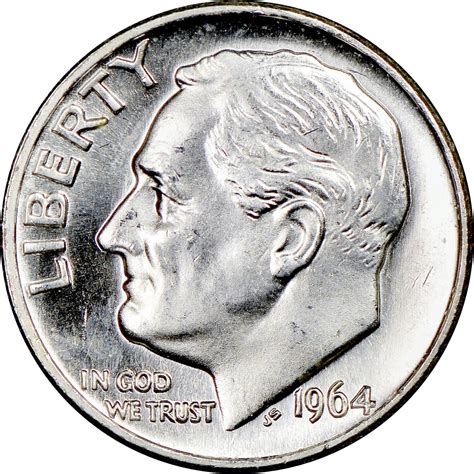 1964 D Roosevelt Dime Prices | Ungraded, NGC, PCGS Values