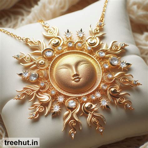 Sun Gold Necklace Design Ideas, Gold Jewelry Design Ideas