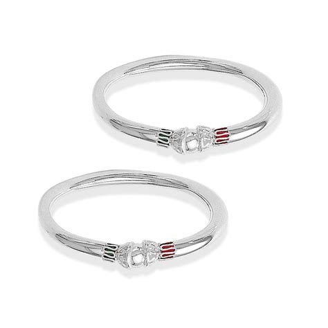 Taraash 925 Silver Fancy Bangle Kada For Women