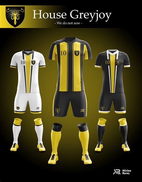 Concept game of thrones football kits – Artofit
