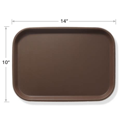 Jubilee (Set of 4) Rectangular Restaurant Serving Trays - NSF Certified ...