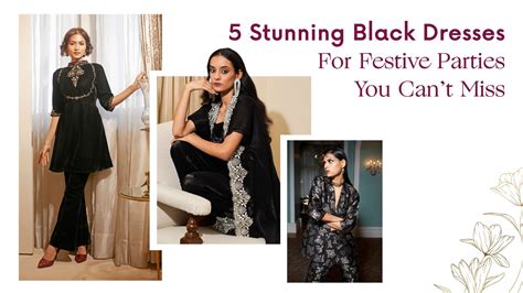 5 Stunning Black Party Dress You Can’t Miss| Raisin