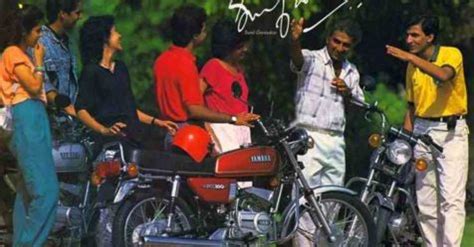 Iconic Yamaha RX100 Motorcycle Ads From The 1980s And 90s