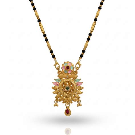 Blossom Rajwadi Mangal Sutra – Parv Jewellers