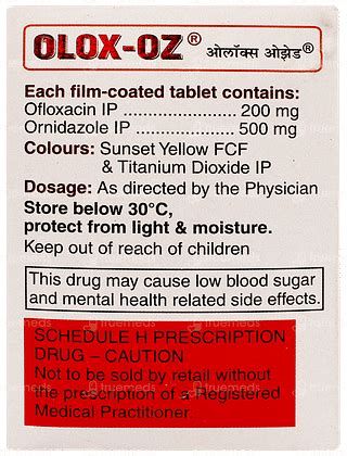 Olox Oz Tablet: Uses, Side Effects, Price & Substitutes | Upto 50% Off*