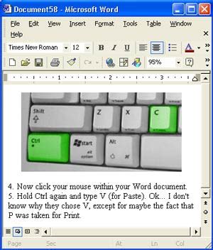 Copy/Paste Tutorial Microsoft Word 2010 的图像结果