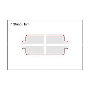 Pickup Routing Template- 7 String Hum : Amazon.in: Musical Instruments