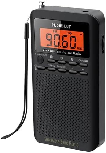 RD218 shortwave Radio FM/AM/SW Band Transistor Powered by AA Batteries ...