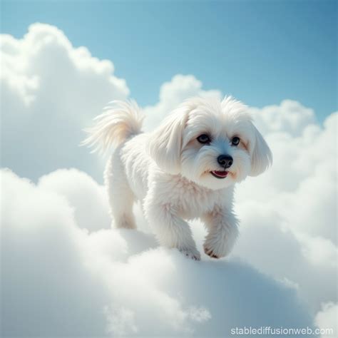 dog walking on clouds Prompts | Stable Diffusion Online