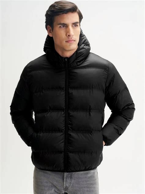 Men XYXX Ultra-Warm Hevay Winter Hooded Puffer Jacket by Xyxx — MEGG