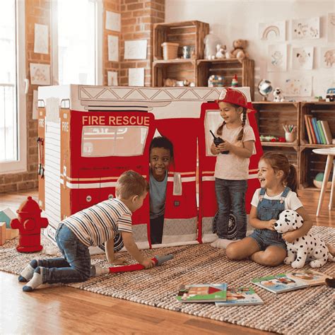 Get Deluxe Fire Truck Playhouse Tent at Popup Kids