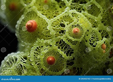 Macro Photographs of Moss and Lichens Stock Illustration - Illustration ...