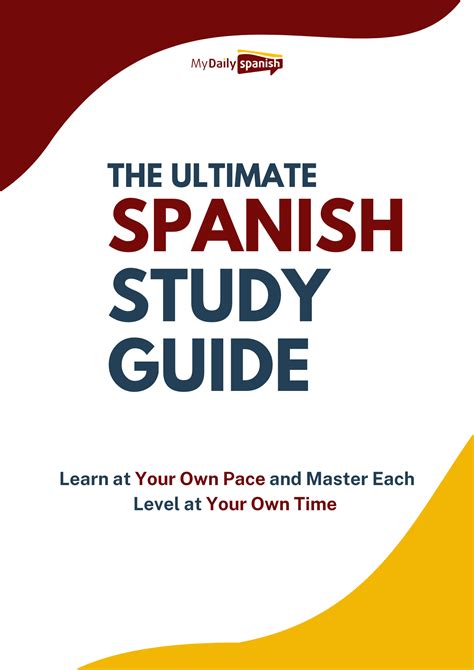 Learn Spanish with our study guide - My Daily Spanish