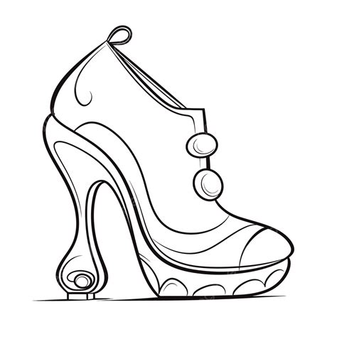 Fancy High Heel Drawing