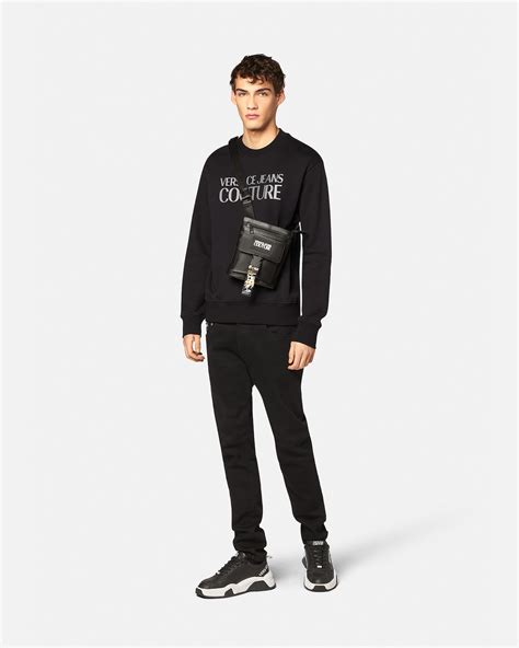 Logo Sweatshirt Black | VERSACE